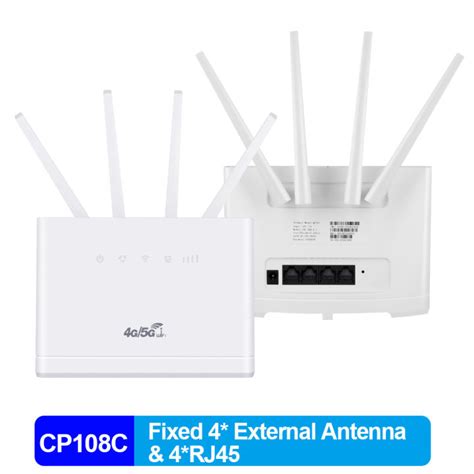 4g router with sim slot and external antenna lazada